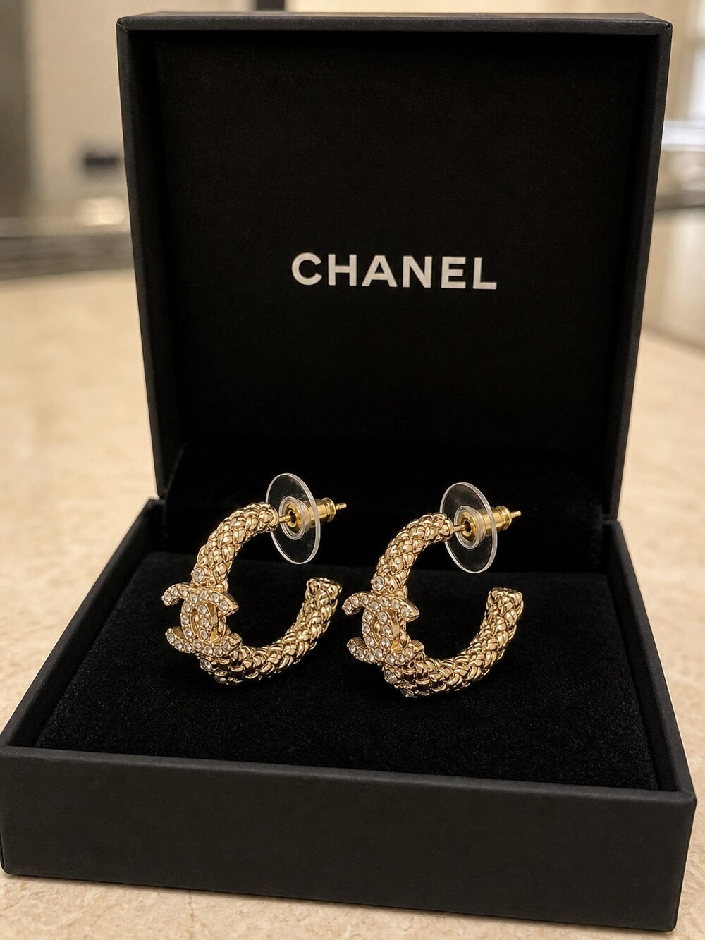 CHANEL Classic Parisian Earrings Style 7 | New with Box - Picture 5 of 9